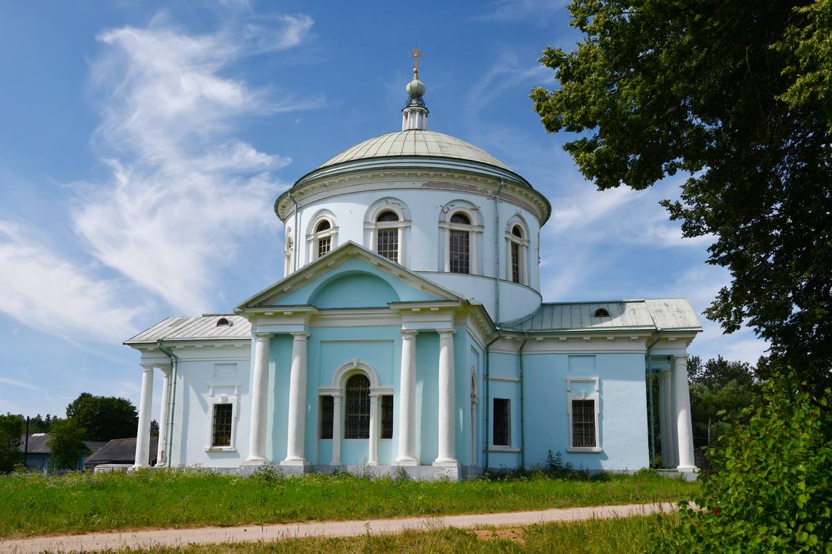 фасады. Церковь Спаса Всемилостливого, Деледино (Молоковский район, Тверская область)