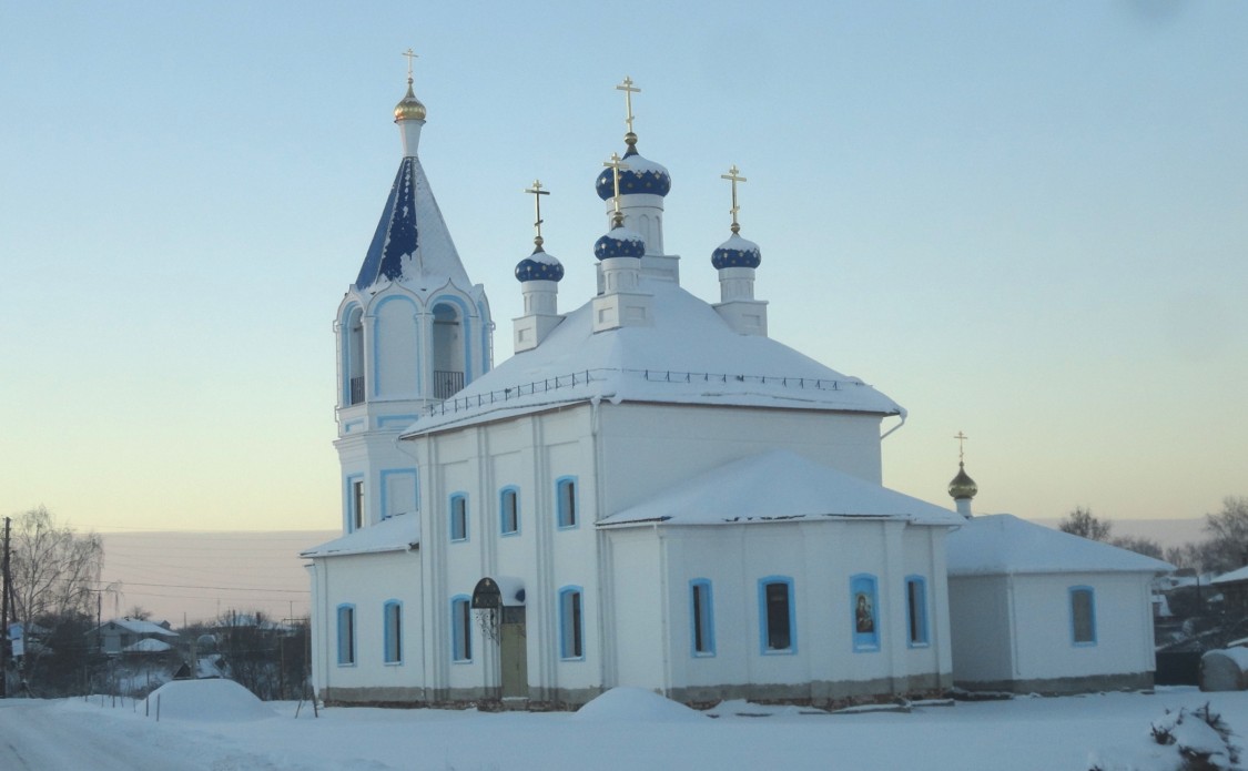 Алёшково. Церковь Смоленской иконы Божией Матери. фасады