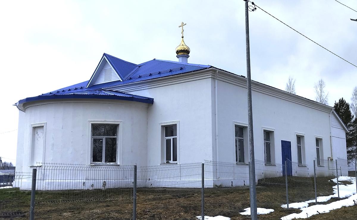 фасады. Церковь иконы Божией матери "Неопалимая купина", Лакша (Богородский район, Нижегородская область)