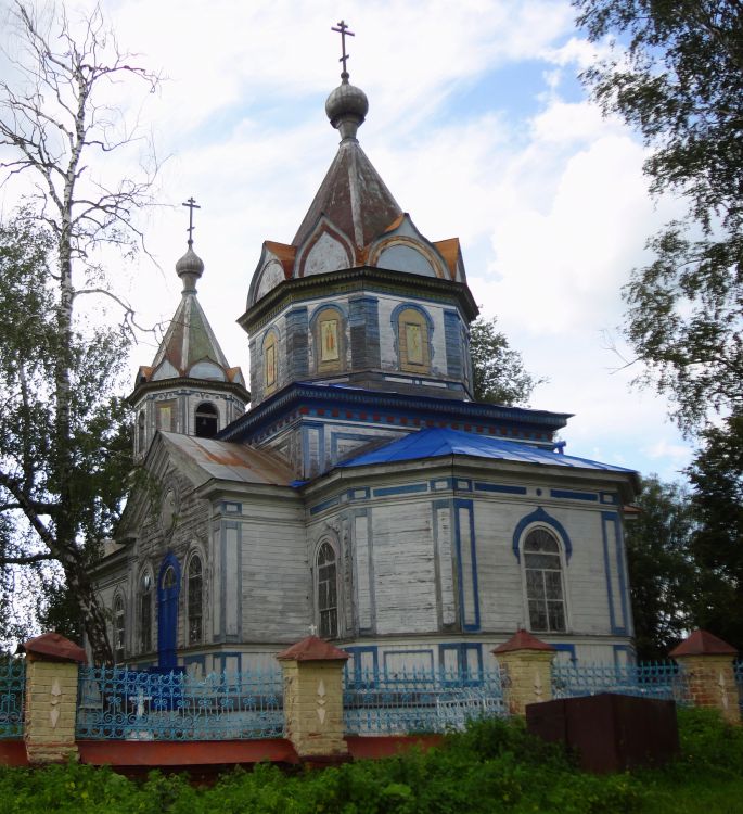 Каменка. Церковь Покрова Пресвятой Богородицы. фасады