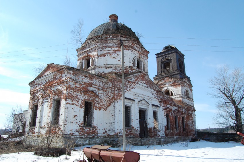 Веслянка. Церковь Благовещения Пресвятой Богородицы. фасады