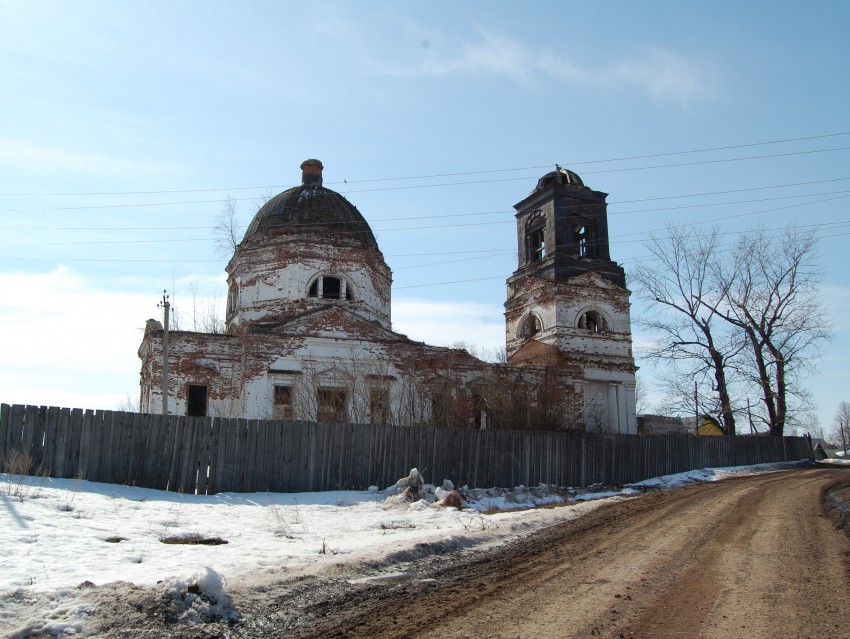 Веслянка. Церковь Благовещения Пресвятой Богородицы. фасады