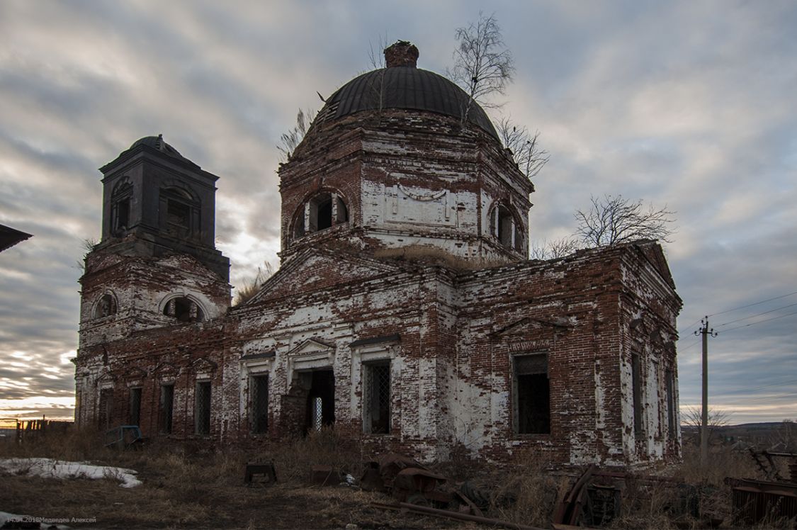 Церковь Благовещения Пресвятой Богородицы, Веслянка (Кунгурский район и г. Кунгур, Пермский край). фасады