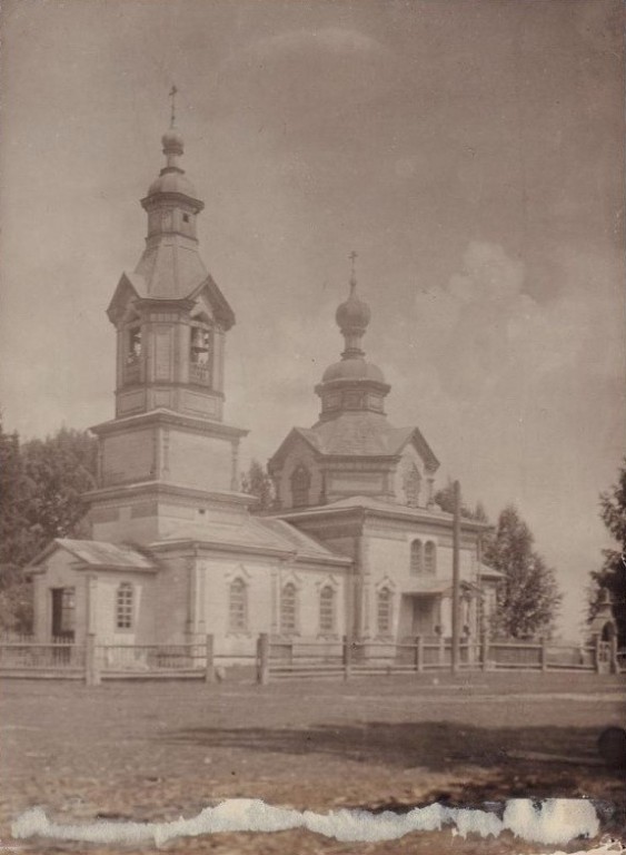 Церковь Зосимы и Савватия Соловецких, Большое Поле (Воскресенский район, Нижегородская область). архивная фотография, Фото конца XIX - начала ХХ веков из фондов Нижегородского государственного историко-архитектурного музея-заповедника