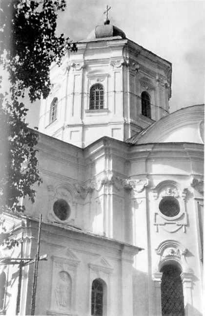 Церковь Михаила Архангела, Воронеж (Шосткинский район, Украина, Сумская область). архивная фотография, Фрагмент фасада, 1960-е г.г.