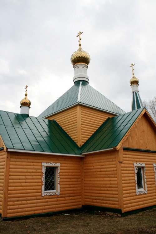 Церковь Николая Чудотворца, Кочёво (Коми-Пермяцкий округ, Кочёвский район, Пермский край). общий вид в ландшафте