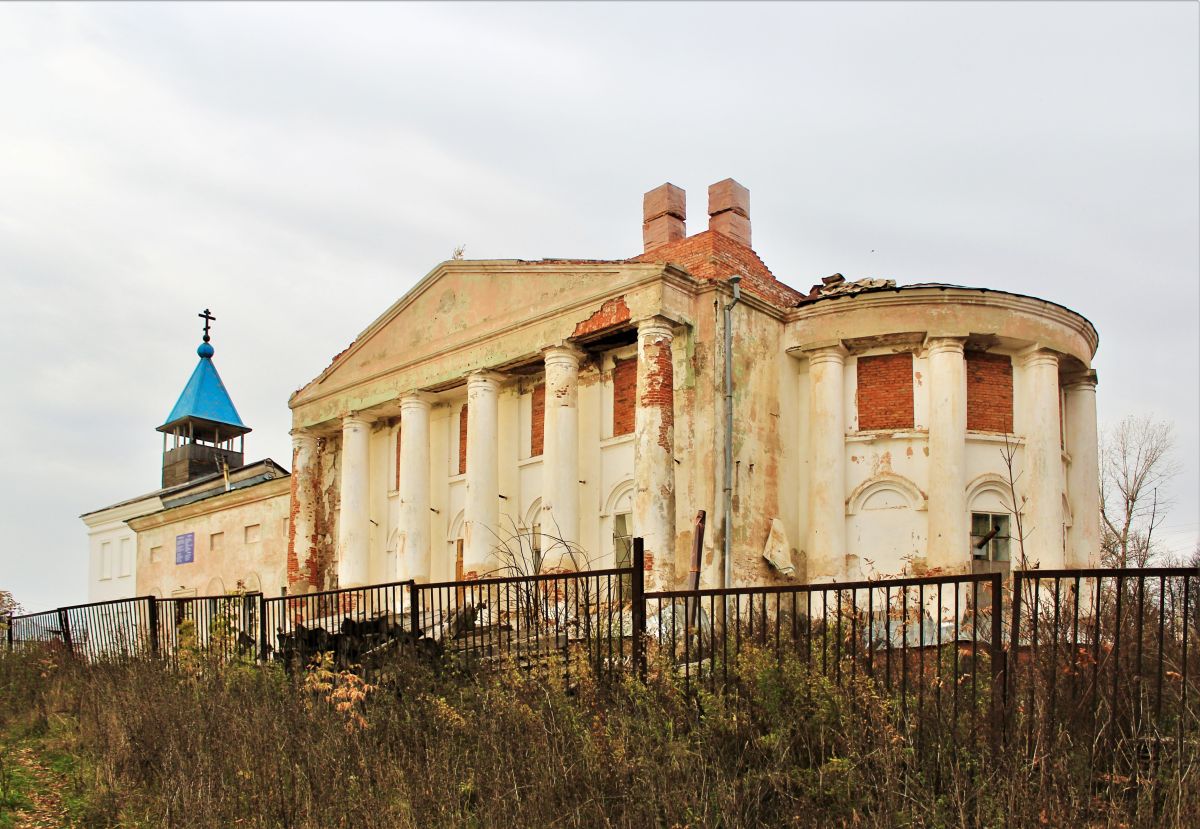 Церковь Воскресения Словущего, Воскресенское (Воскресенский район, Нижегородская область). фасады, Вид с юго-востока