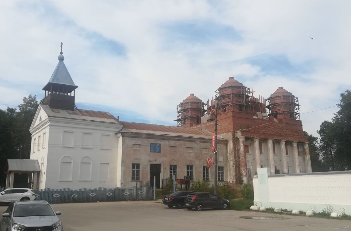 Церковь Воскресения Словущего, Воскресенское (Воскресенский район, Нижегородская область). фасады, Ход работ по восстановлению храма