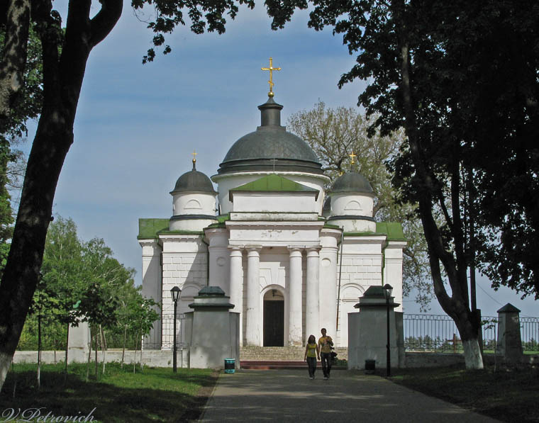 Церковь Георгия Хозевита, Качановка (Прилуцкий район, Украина, Черниговская область). общий вид в ландшафте