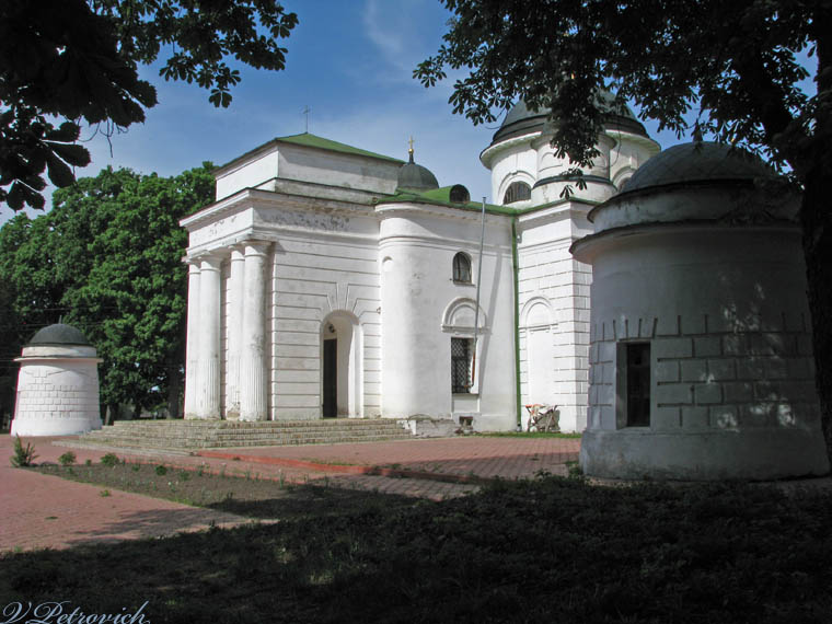 Церковь Георгия Хозевита, Качановка (Прилуцкий район, Украина, Черниговская область). общий вид в ландшафте