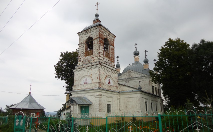 Красный Оселок. Церковь Николая Чудотворца. фасады