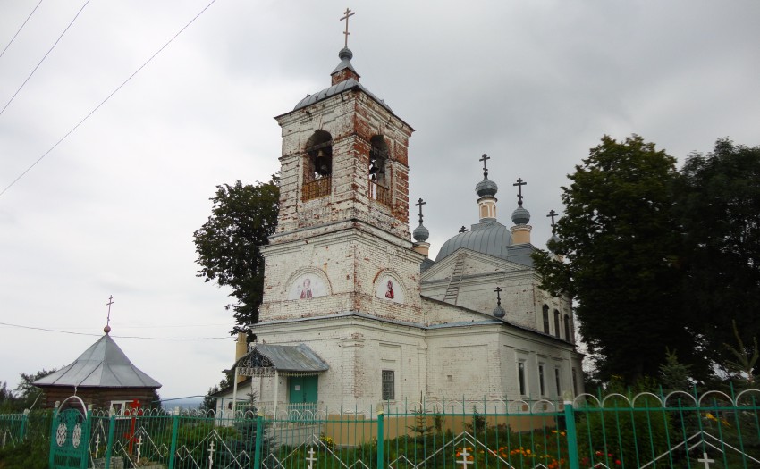 Церковь Николая Чудотворца, Красный Оселок (Лысковский район, Нижегородская область). фасады