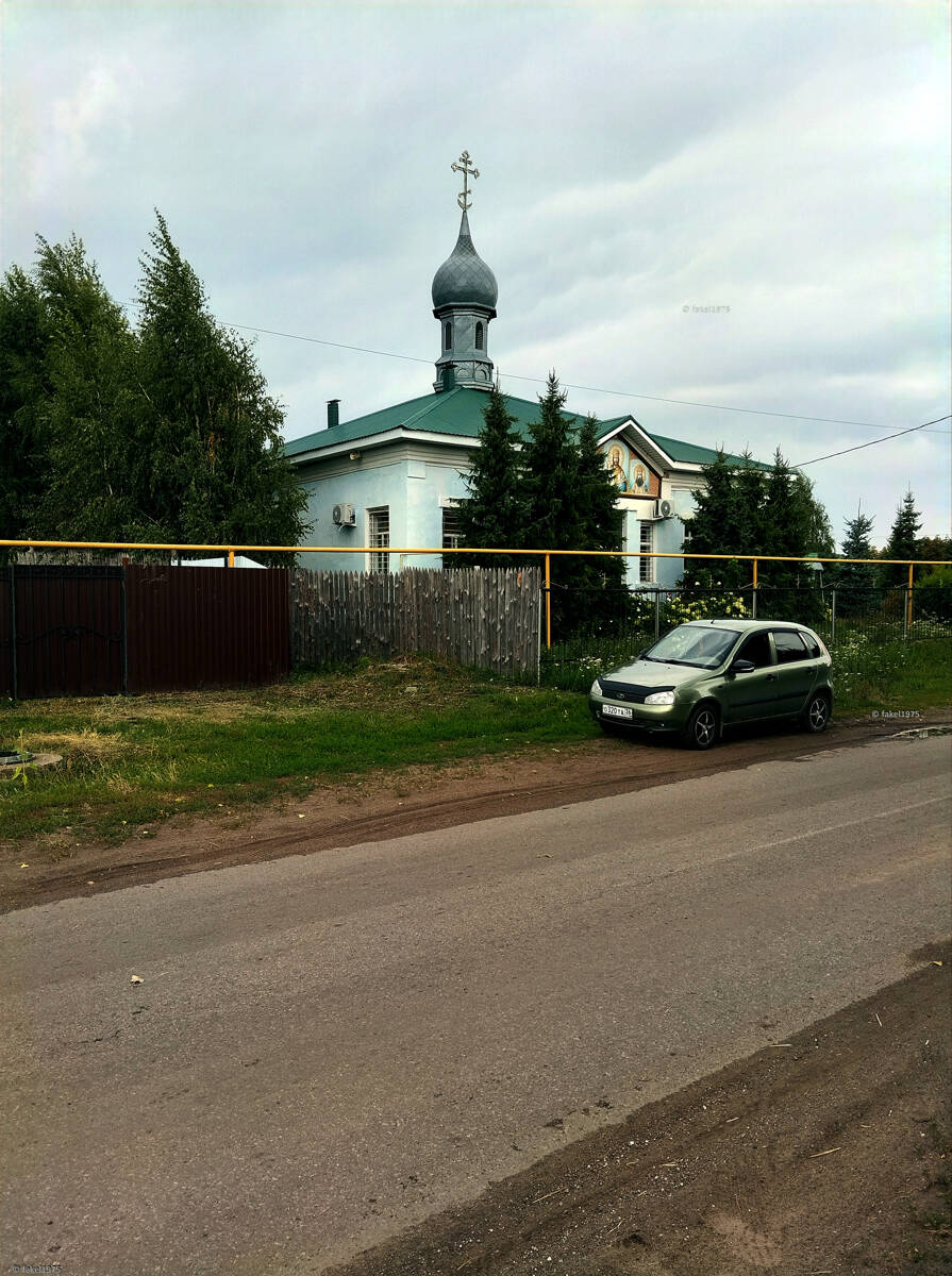 Церковь Рождества Пресвятой Богородицы, Рождественская Хава (Новоусманский район, Воронежская область). общий вид в ландшафте
