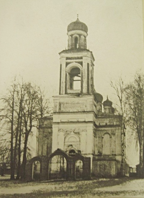 Церковь Благовещения Пресвятой Богородицы, Белозериха (Лысковский район, Нижегородская область). архивная фотография, Фото 1947 г. (Румянцев). ГКМФ. ГНИМА им Щусева