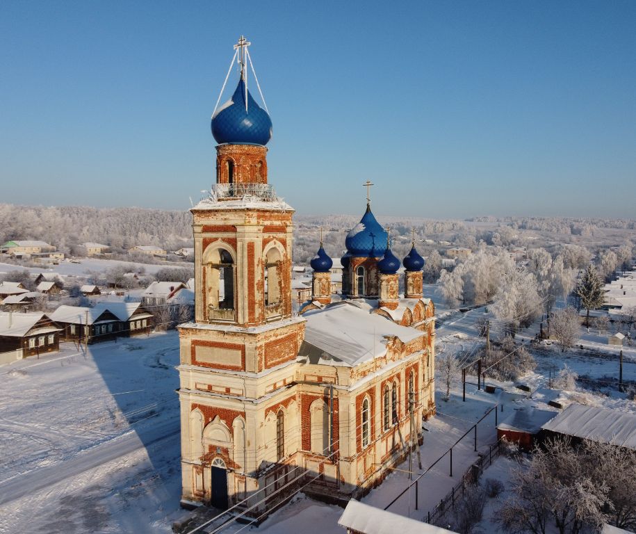 Церковь Благовещения Пресвятой Богородицы, Белозериха (Лысковский район, Нижегородская область). фасады
