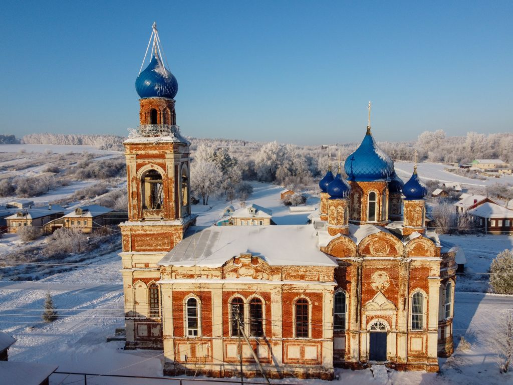 Белозериха. Церковь Благовещения Пресвятой Богородицы. фасады