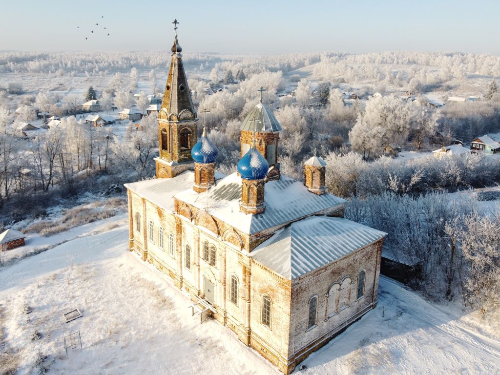 Асташиха. Церковь Благовещения Пресвятой Богородицы. фасады