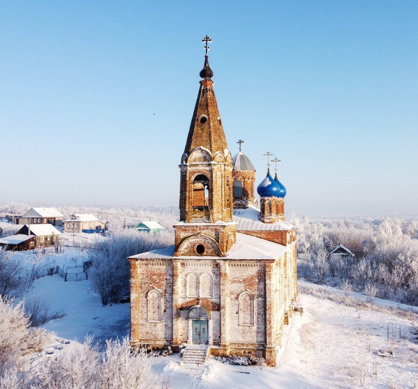 Церковь Благовещения Пресвятой Богородицы, Асташиха (Лысковский район, Нижегородская область). фасады