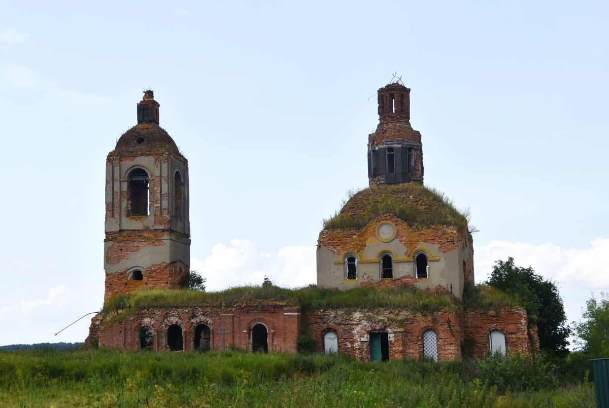 Церковь Тихвинской иконы Божией Матери, Бучалки (Кимовский район, Тульская область). фасады