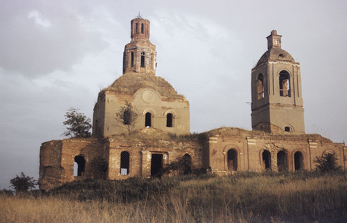 фасады. Церковь Тихвинской иконы Божией Матери, Бучалки (Кимовский район, Тульская область)