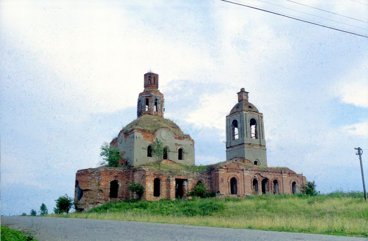 фасады. Церковь Тихвинской иконы Божией Матери, Бучалки (Кимовский район, Тульская область)