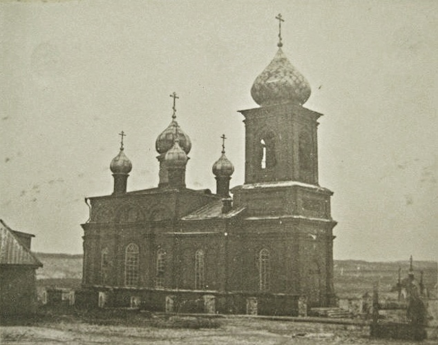 Церковь Николая Чудотворца, Преснецово (Лысковский район, Нижегородская область). архивная фотография, Фото 1947 г. ( Румянцев). ГКМФ. ГНИМА им Щусева