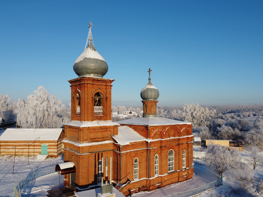 Церковь Николая Чудотворца, Преснецово (Лысковский район, Нижегородская область). фасады