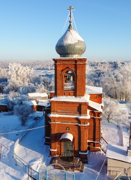 Церковь Николая Чудотворца, Преснецово (Лысковский район, Нижегородская область). фасады
