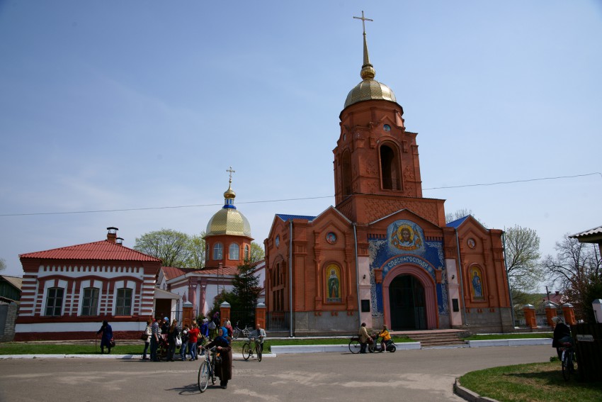 Церковь Спаса Преображения, Кролевец (Конотопский район, Украина, Сумская область). общий вид в ландшафте