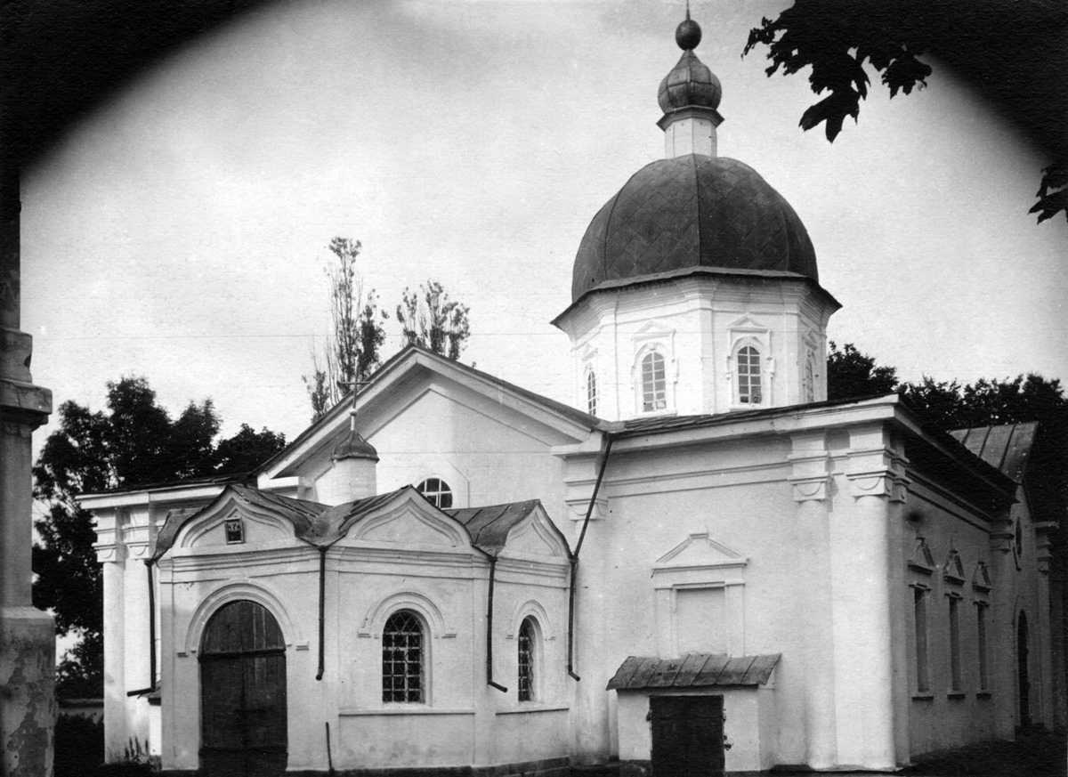 Церковь Спаса Преображения, Кролевец (Конотопский район, Украина, Сумская область). архивная фотография, Фото С.А.Таранушенко и П.Н. Жолтовского из экспедиции Харьковского музея украинского искусства, 1920-е г.г.