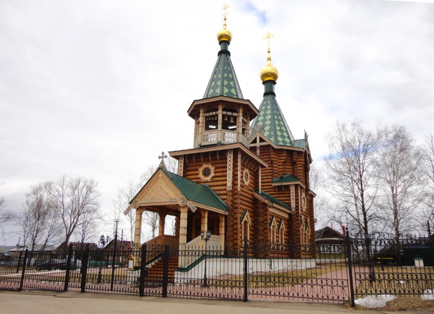 Церковь Воздвижения Креста Господня, Чернуха (Лысковский район, Нижегородская область). фасады