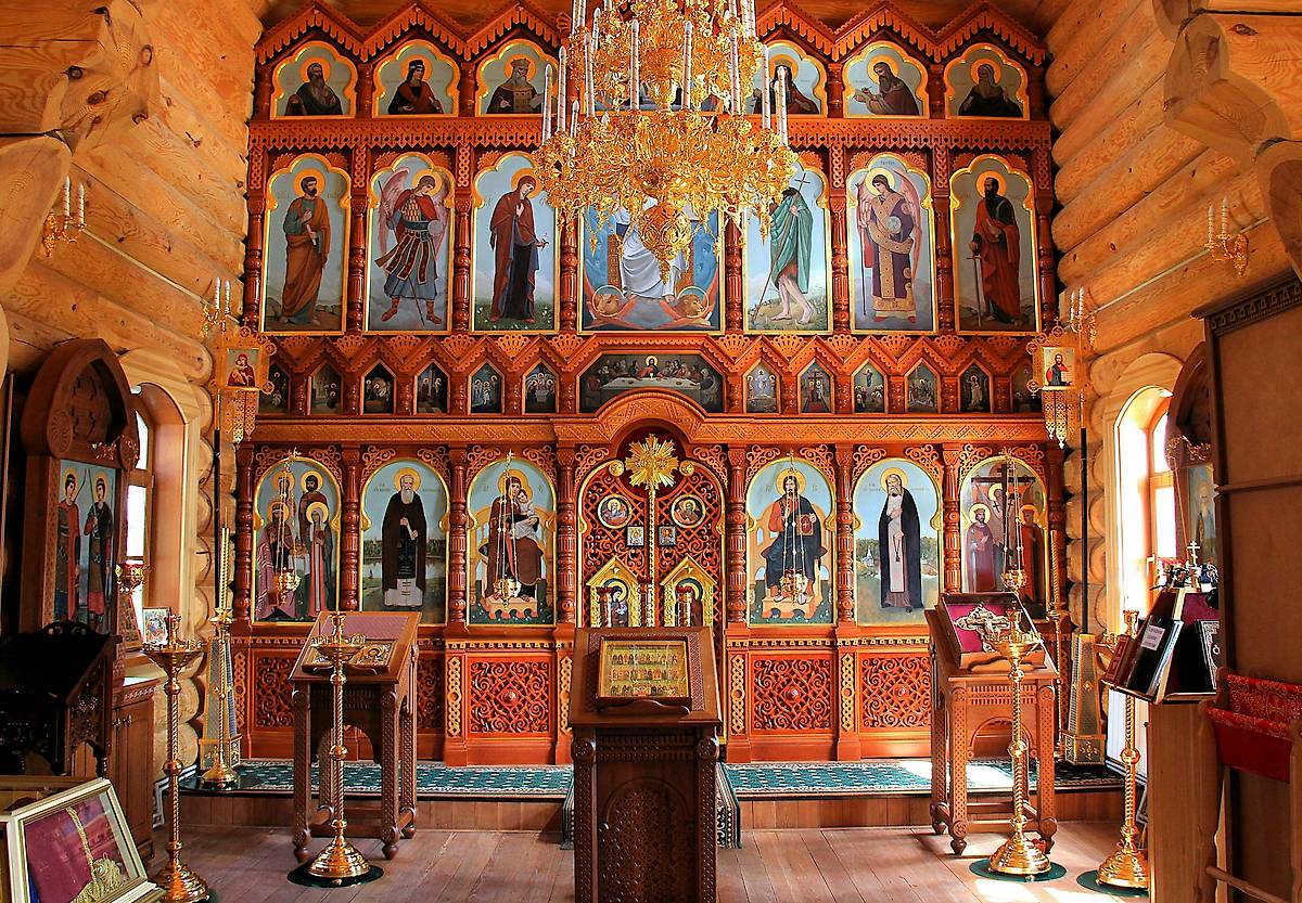 интерьер и убранство. Церковь Воздвижения Креста Господня, Чернуха (Лысковский район, Нижегородская область)