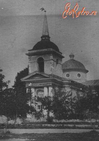 Батурин. Церковь Воскресения Христова. архивная фотография, Фото начала ХХ в.