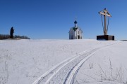 Часовня Петра и Февронии, Поклоный крест, часовня и памятник Петру и Февроньи Муромским.<br>, Жайск, Вачский район, Нижегородская область