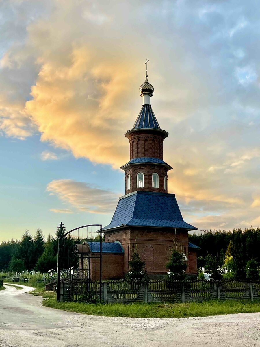 Неизвестная церковь на кладбище, Ворсма (Павловский район, Нижегородская область). фасады