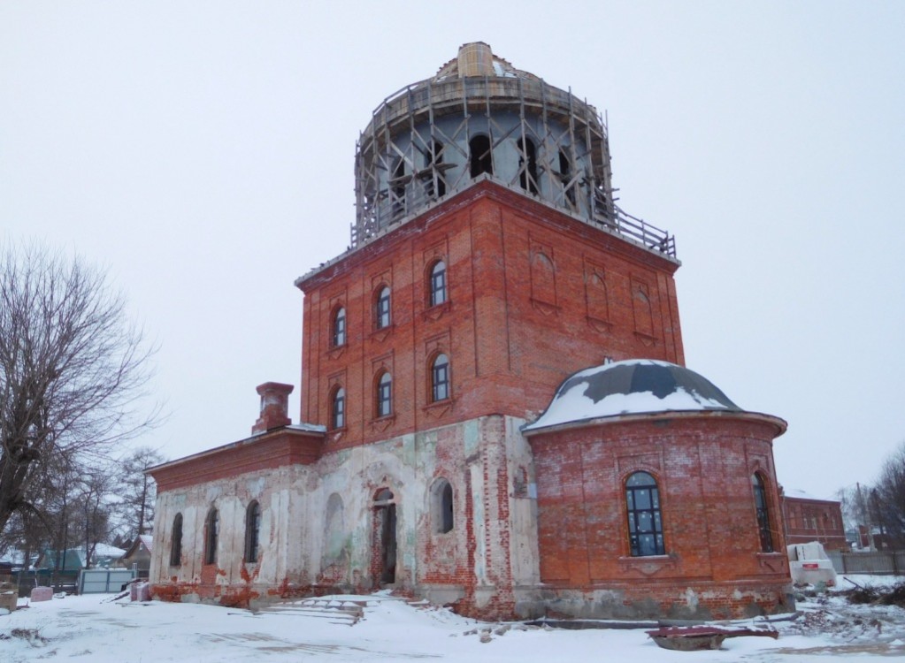 Церковь Смоленской иконы Божией Матери, Ворсма (Павловский район, Нижегородская область). документальные фотографии