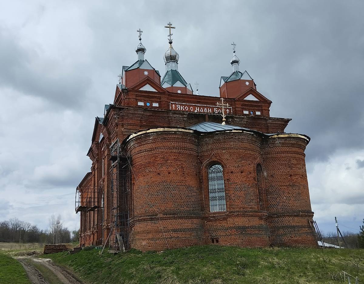 фасады. Церковь Спаса Нерукотворного Образа, Фроловское (Павловский район, Нижегородская область)