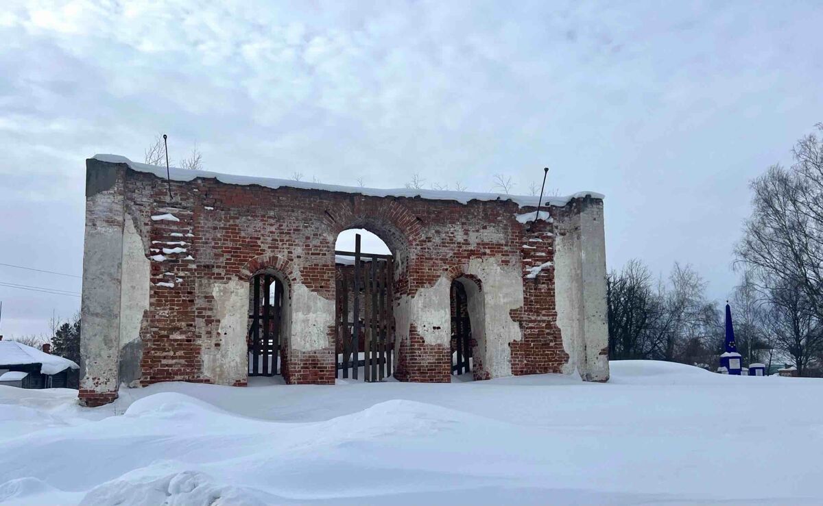 Матюшево. Церковь Воскресения Христова. фасады