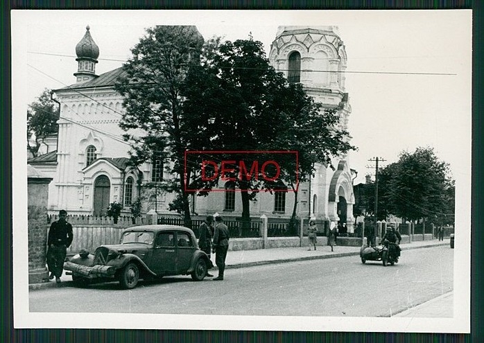 Церковь Илии Пророка, Дубно (Дубенский район, Украина, Ровненская область). архивная фотография, Фото 1941 г. с аукциона e-bay.de