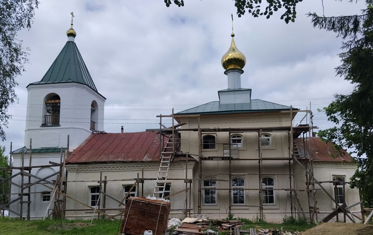Церковь Троицы Живоначальной, Богоявление (Семёновский ГО, Нижегородская область). документальные фотографии