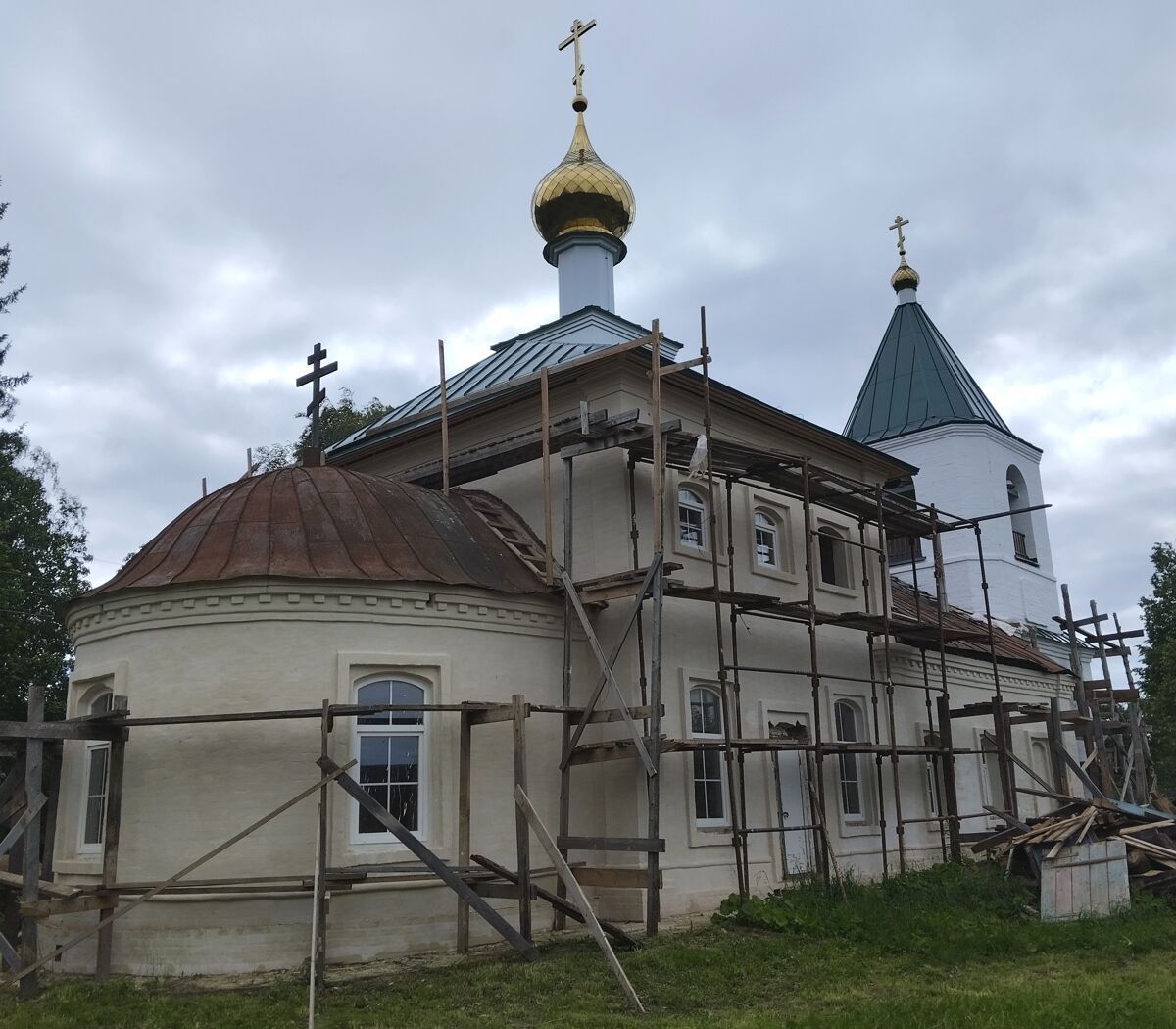 Церковь Троицы Живоначальной, Богоявление (Семёновский ГО, Нижегородская область). документальные фотографии