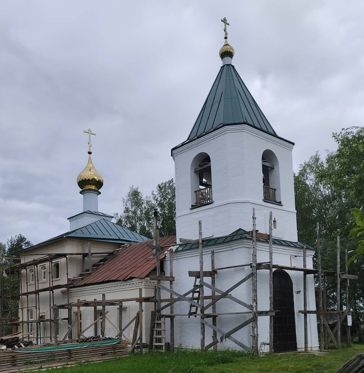 Церковь Троицы Живоначальной, Богоявление (Семёновский ГО, Нижегородская область). документальные фотографии