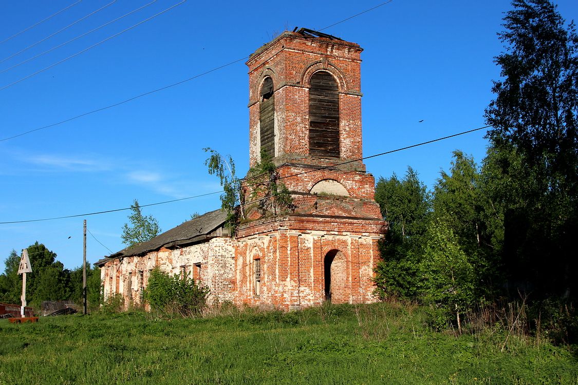 Овсянка. Церковь Покрова Пресвятой Богородицы. фасады