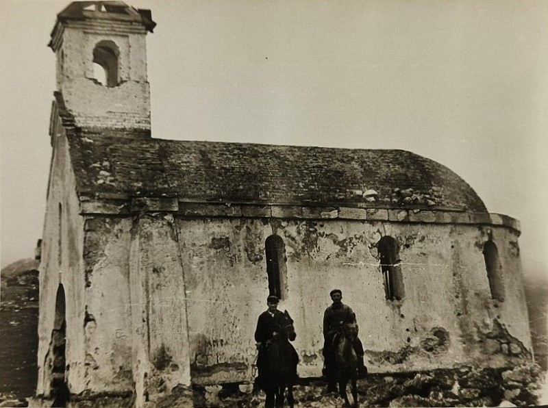 Церковь Михаила Архангела, Верхний Мизур (Алагирский район, Республика Северная Осетия-Алания). архивная фотография, Фото 1960 года из фондов Национального музея Республики Северная Осетия-Алания. Авторы А.Ф. Корбань и С.Е. Кацман