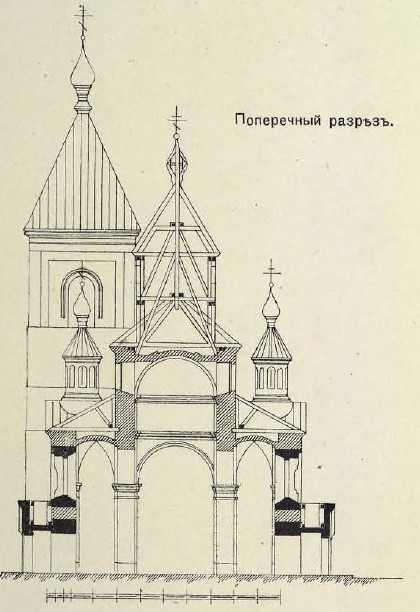 Дубно. Церковь Николая Чудотворца. графика, Архитектурная Энциклопедия второй половины XIX в., т.1