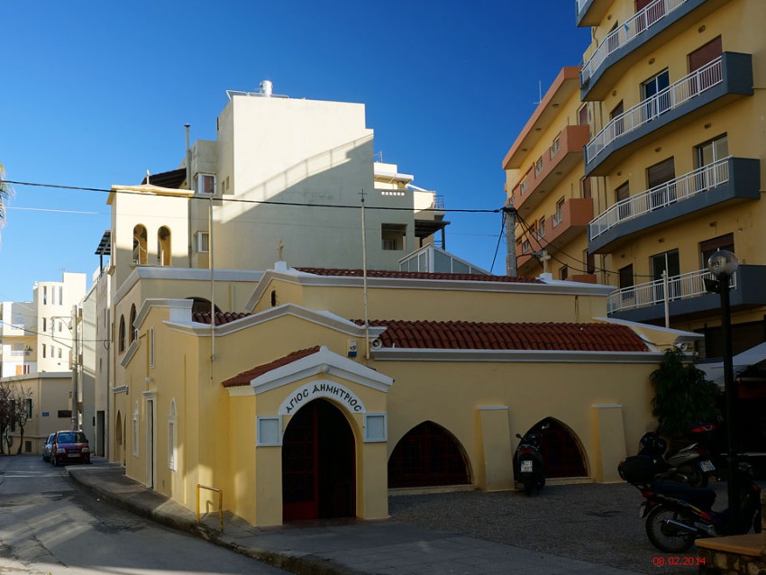 Церковь Димитрия Солунского, Ираклион (Крит (Κρήτη), Греция). фасады