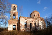 Церковь Покрова Пресвятой Богородицы, Общий вид с юго-запада<br>, Пиногощи, Лихославльский район, Тверская область