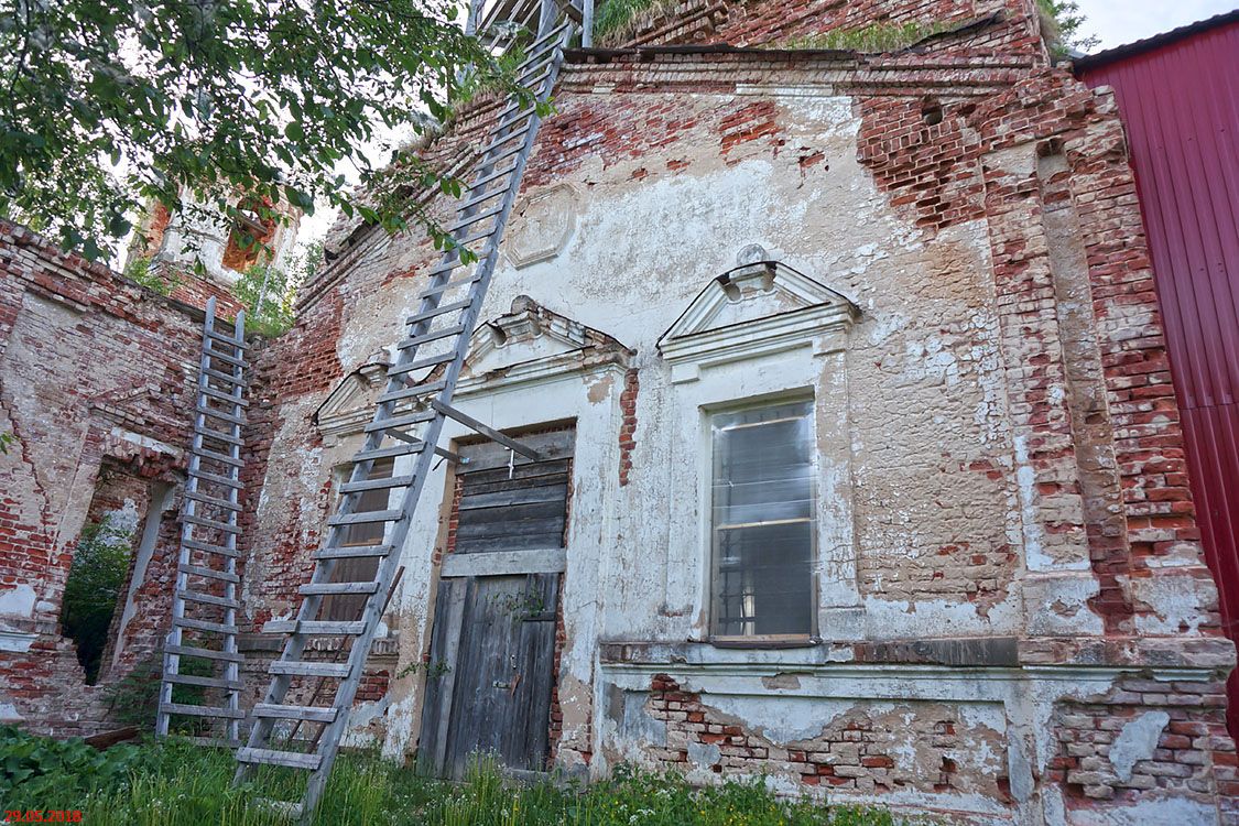 Пиногощи. Церковь Покрова Пресвятой Богородицы. фасады