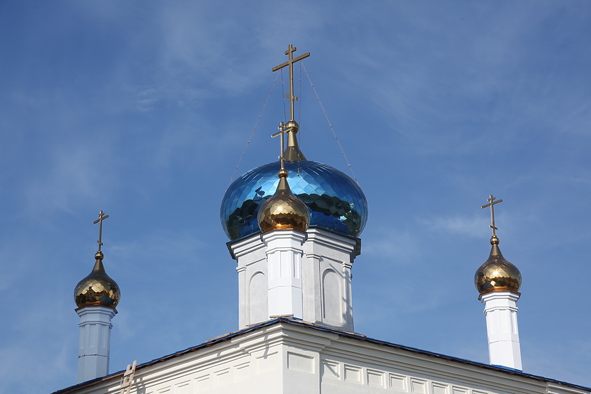 Церковь Вознесения Господня, Красносельское (Увельский район, Челябинская область). архитектурные детали, Купола