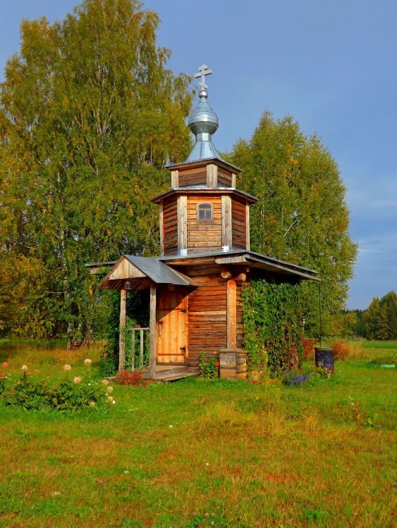 Шатки. Часовня Троицы Живоначальной. общий вид в ландшафте